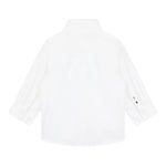 Boss Camicia Manica Lunga Tinta Unita per Neonato J51087 BIANCO BOSS 