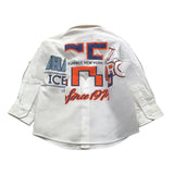 Iceberg Plain Shirt With White Logo For Newborns
