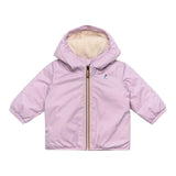 K-WAY giubbino tinta unita con cappuccio in contrasto Lilla per Neonata K61157WXXX LILLA K-WAY 