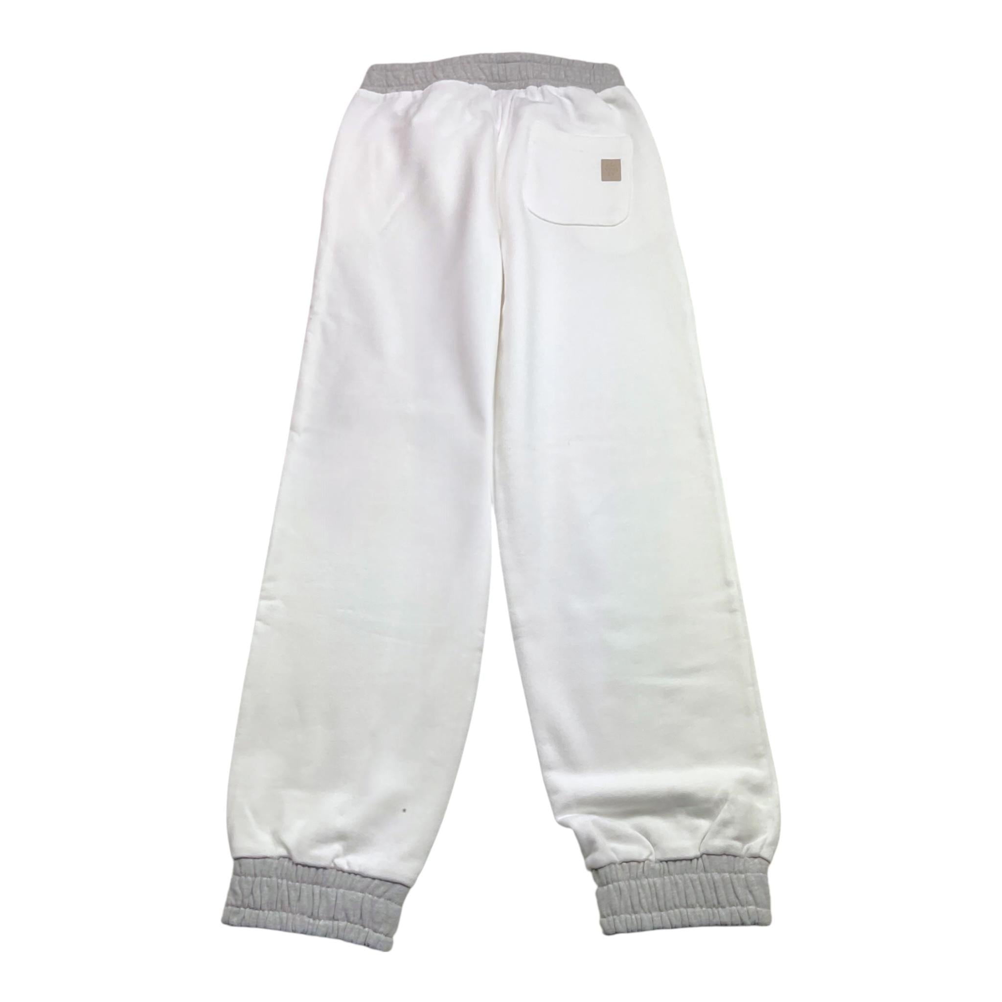Eleventy Pantalone Tinta Unita con Elastico In Contrasto per Bambino EW6Q70 BIANCO ELEVENTY 