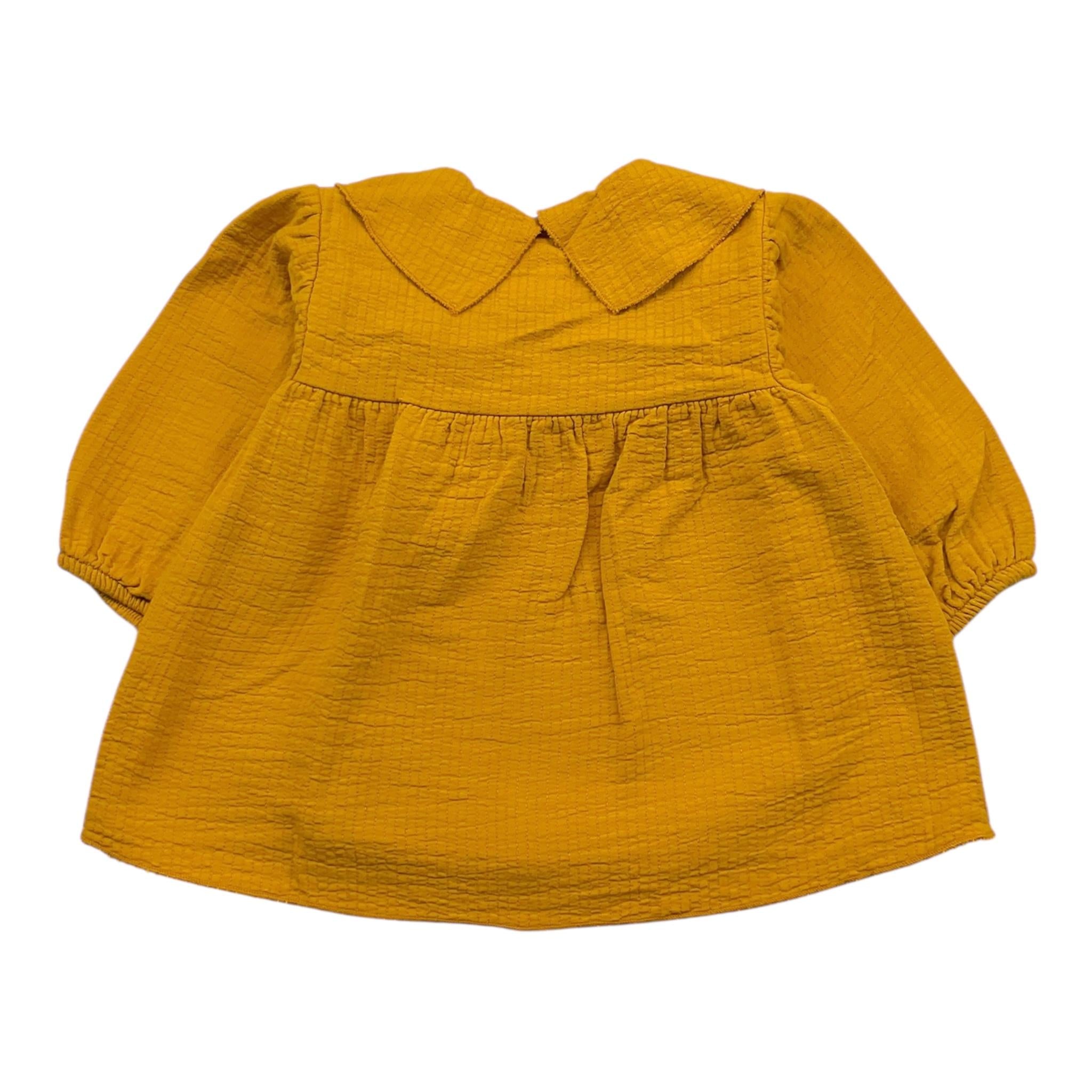 PLAY UP abito tinta unita con colletto Giallo per Neonata PA022AN11300 GIALLO PLAY UP 