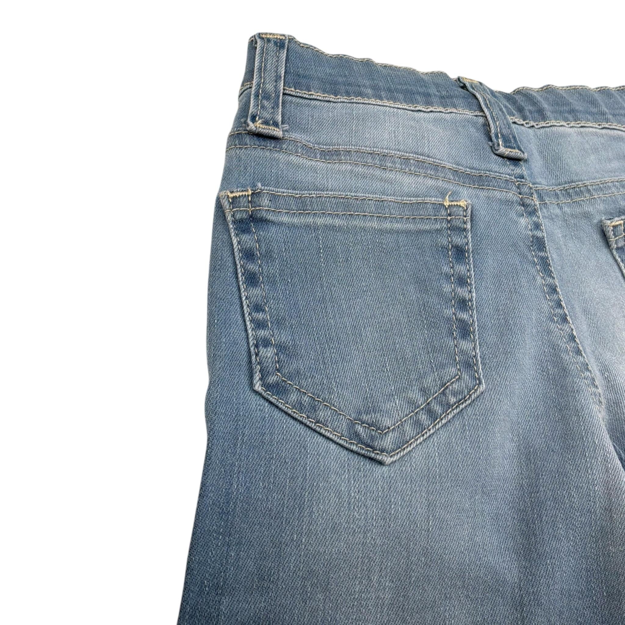 M+E' Jeans tinta unita Modello Palazzo Azzurro per Bambina UE1706X AZZURRO M+E' 