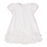 Liu Jo Solid Color Dress With White Ruffles For Baby Girl