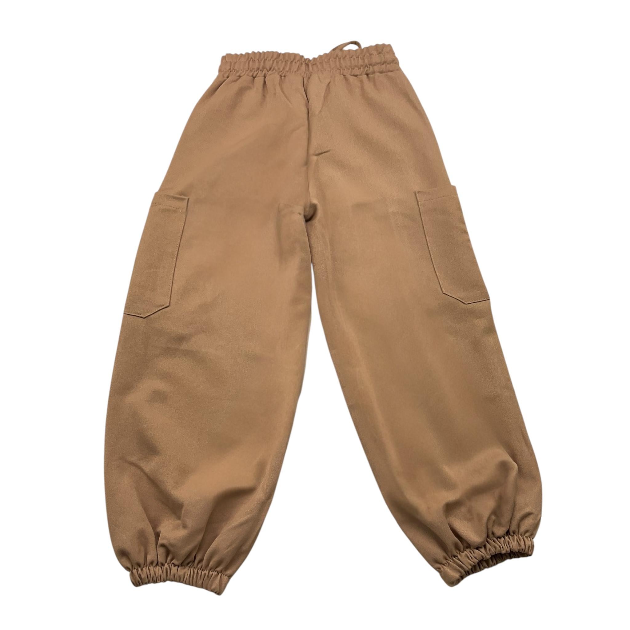 KITTY-KISS pantalone tinta unita con elastico in vita Cammello per Bambina 5197 CAMMELL KITTY-KISS 