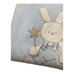 LE BEBE' coperta tinta unita con stampa in ciniglia Azzurro per Neonato LBB5069 AZZURRO LE BEBE' 