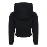 Dolce & Gabbana Felpa Tinta Unita con Cappuccio per Bambina L5JW9RG7KN5 NERO DOLCE & GABBANA 