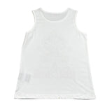 Just Cavalli Canotta Tinta Unita con Stampa per Bambina JGP26124CN BIANCO JUST CAVALLI 