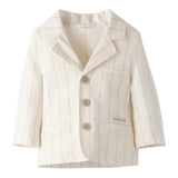 Mini Banda Giacca Tinta Unita Fantasia A Righe per Neonato 38686 PANNA MINI BANDA 