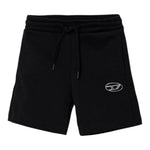 Diesel Bermuda Tinta Unita con Logo per Bambino J02239 NERO DIESEL 
