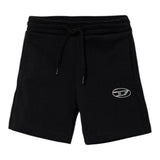 Diesel Bermuda Tinta Unita con Logo per Bambino J02239 NERO DIESEL 
