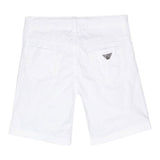 Emporio Armani Bermuda Tinta Unita con 5 Tasche per Bambino 8N4S01X BIANCO EMPORIO ARMANI 