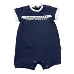 Bikkembergs Pagliaccetto Mezza Manica Tinta Unita per Neonato BK1773 BLU BiKKEMBERGS 