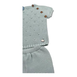 Juliana Completo 2 Pezzi T-Shirt Maglia-Culotte per Neonato 25071 VERDE ACQUA JULIANA 