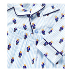 Ralph Lauren Completo 2 Pezzi Pigiama Shirt-Pantalone per Bambina 4P0143 AZZURRO RALPH LAUREN 