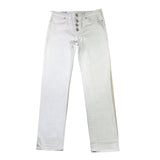 Dondup Jeans Solid Color With 5 Pockets White For Girls