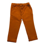 Carre'Ment Beau Plain Pants With Adjustable Waist Camel For Newborn