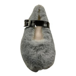DOU DOU ballerina tinta unita peluche con fibia Grigio per Bambina 24BALL445 GRIGIO DOU DOU 