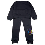 GAELLE completo 2 pezzi felpa-pantalone tinta unita Nero per Bambina 274100527 NERO GAELLE 