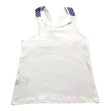 Little Ludo 2 Piece Set Tank Top-Short White For Girls