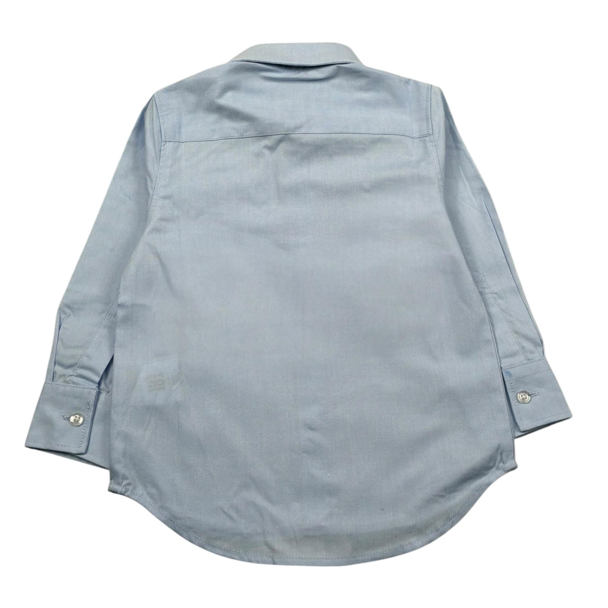 Jeckerson Camicia Manica Lung Tinta Unita per Neonato JN4300 AZZURRO JECKERSON 