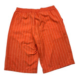 Daniele Alessandrini Bermuda Solid Color Striped Pattern With Elastic Waist Orange For Boys
