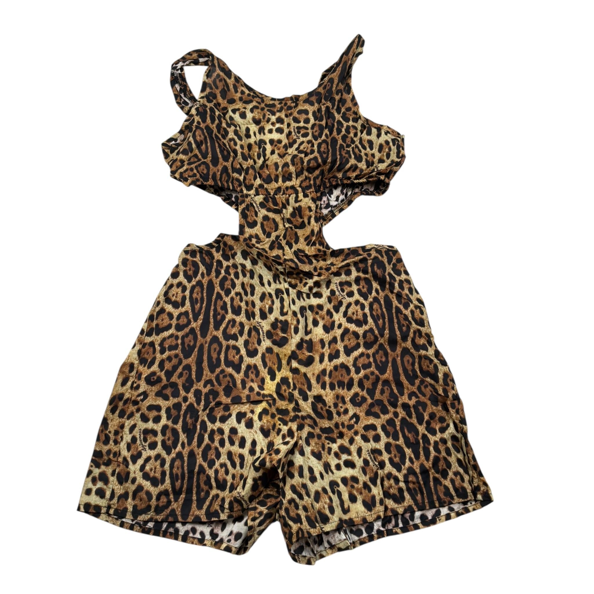 4Giveness Tuta Intera Fantasia Maculata Marrone per Bambina 0847 MARRONE 4GIVENESS 