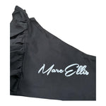 Marc Ellis Top tinta unita con Balze Nero per Bambina JMJTP01226 NERO MARC ELLIS 