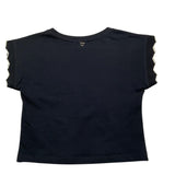 Dixie T-Shirt Girocollo Tinta Unita per Bambina MB44030G74 NERO DIXIE 