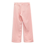 Vicolo Solid Color Pants with Adjustable Waistband Pink for Girls