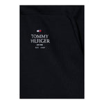 TOMMY HILFIGER felpa tinta unita con cappuccio e stampa Blu per Bambino KB0KB09193 BLU TOMMY HILFIGER 