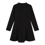 MICHAEL KORS abito girocollo tinta unita con sampa Nero per Neonata R30166N NERO MICHAEL KORS 