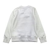 MOSCHINO felpa girocollo tinta unita con stampa Bianco per Bambino HSF08V BIANCO MOSCHINO 