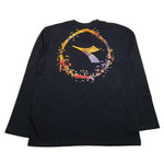 DIADORA shirt girocollo tinta unita con stampa Nero per Bambino F4DIJBTH032 NERO DIADORA 