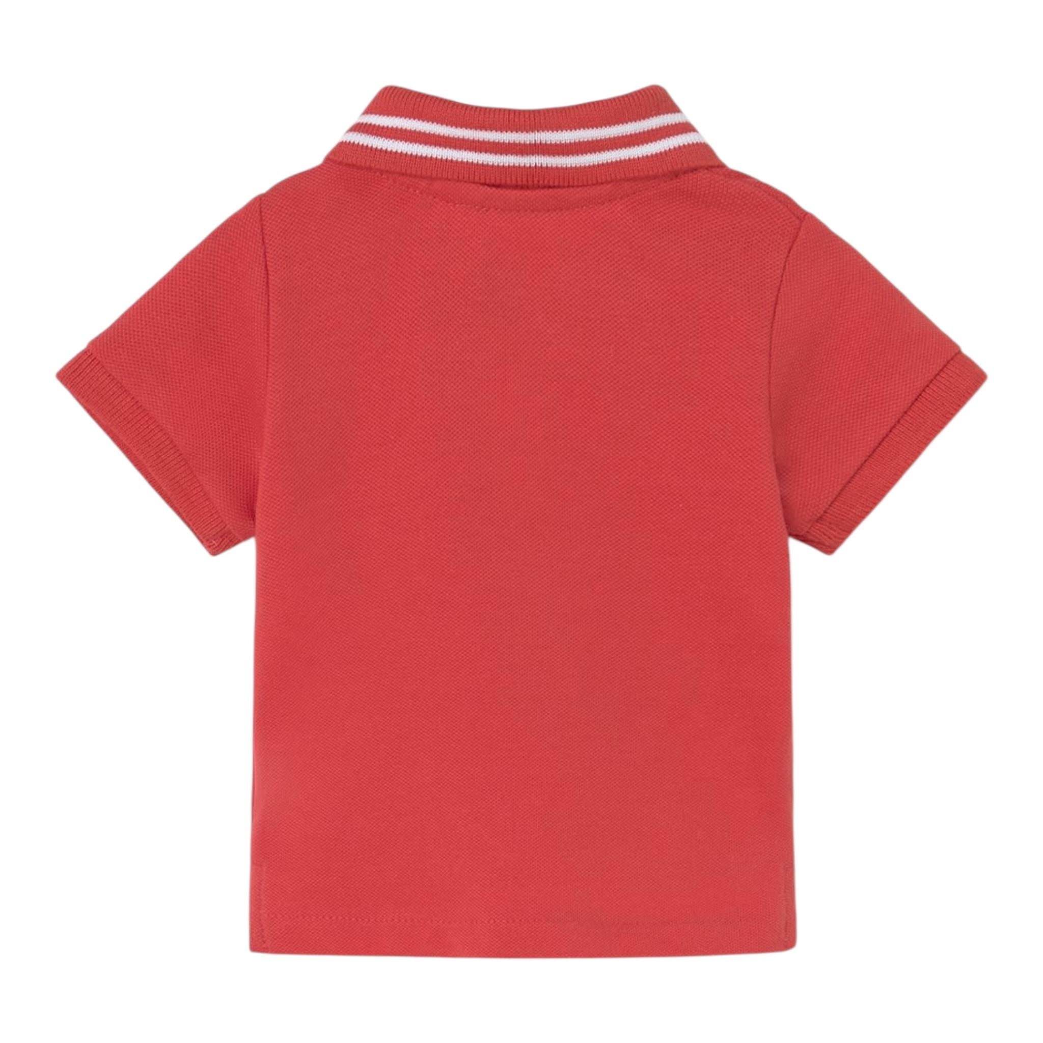 Mayoral Polo Mezza Manica Tinta Unita per Neonato 190 ROSSO MAYORAL 