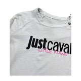 Just Cavalli Shirt Girocollo Tinta Unita con Stampa per Neonata JIP26027TS BIANCO JUST CAVALLI 