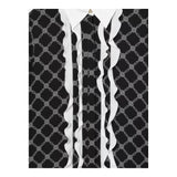 Elisabetta Franchi Camicia Bicolore Logata per Bambina EFCA257 BIANCO/NERO ELISABETTA FRANCHI 