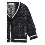 EMPORIO ARMANI cardigan tinta unita con profili in contrasto Blu per Bambino 6DHM62J BLU EMPORIO ARMANI 