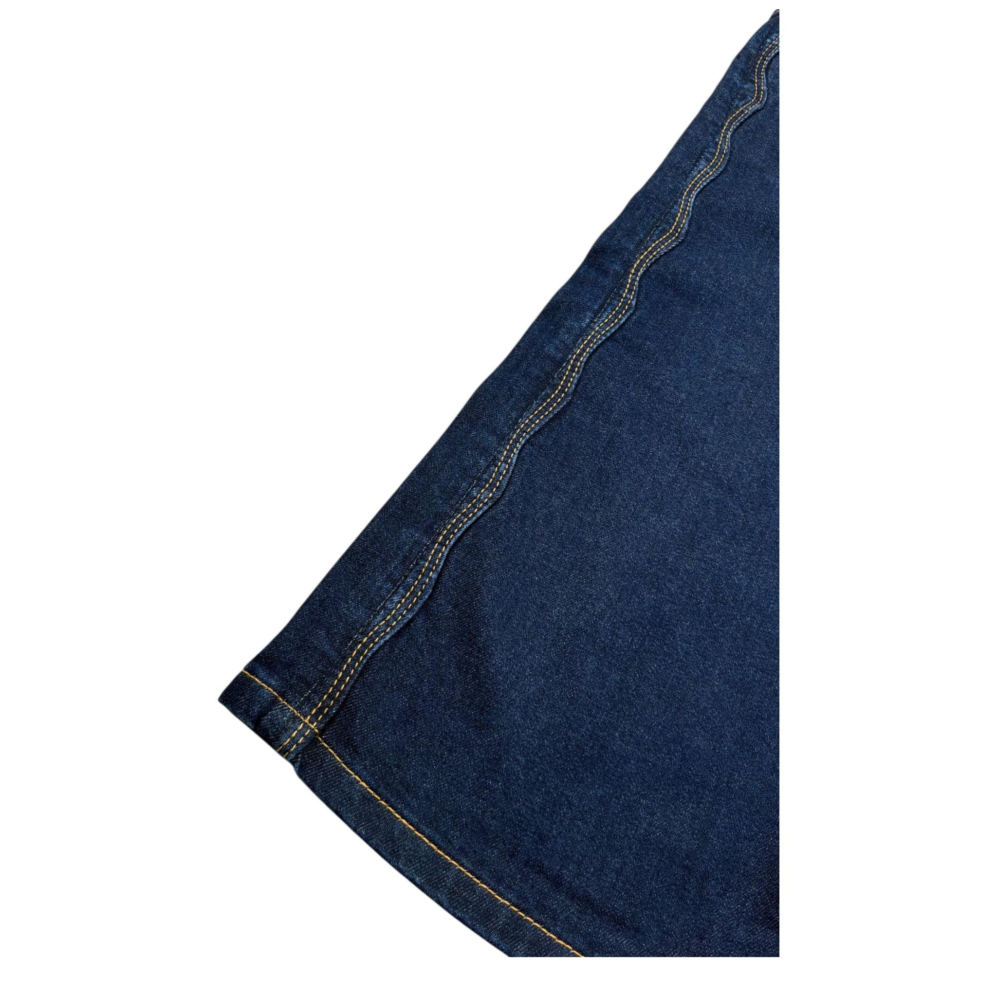 Vicolo Jeans Tinta Unita Modello Palazzo per Bambina 3141PDZ00117 BLU VICOLO 