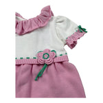 Colori Chiari Pagliaccetto Mezza Manica Bicolore per Neonata FF645968 BIANCO/ROSA COLORI CHIARI 