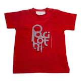 Cesare Paciotti T-Shirt Tinta Unita Girocollo con Stampa per Neonato TSP4102BN ROSSO CESARE PACIOTTI 