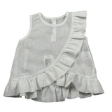 Per Te Top Giromanica Tinta Unita per Bambina 33981 BIANCO PER TE 