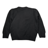 I'M Brian Maglia Girocollo Tinta Unita con Stampa per Bambino MA2622J NERO I'M BRIAN 