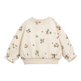 PLAY UP felpa girocollo tinta unita con stampa Panna per Bambino PA022AP11351J PANNA PLAY UP 