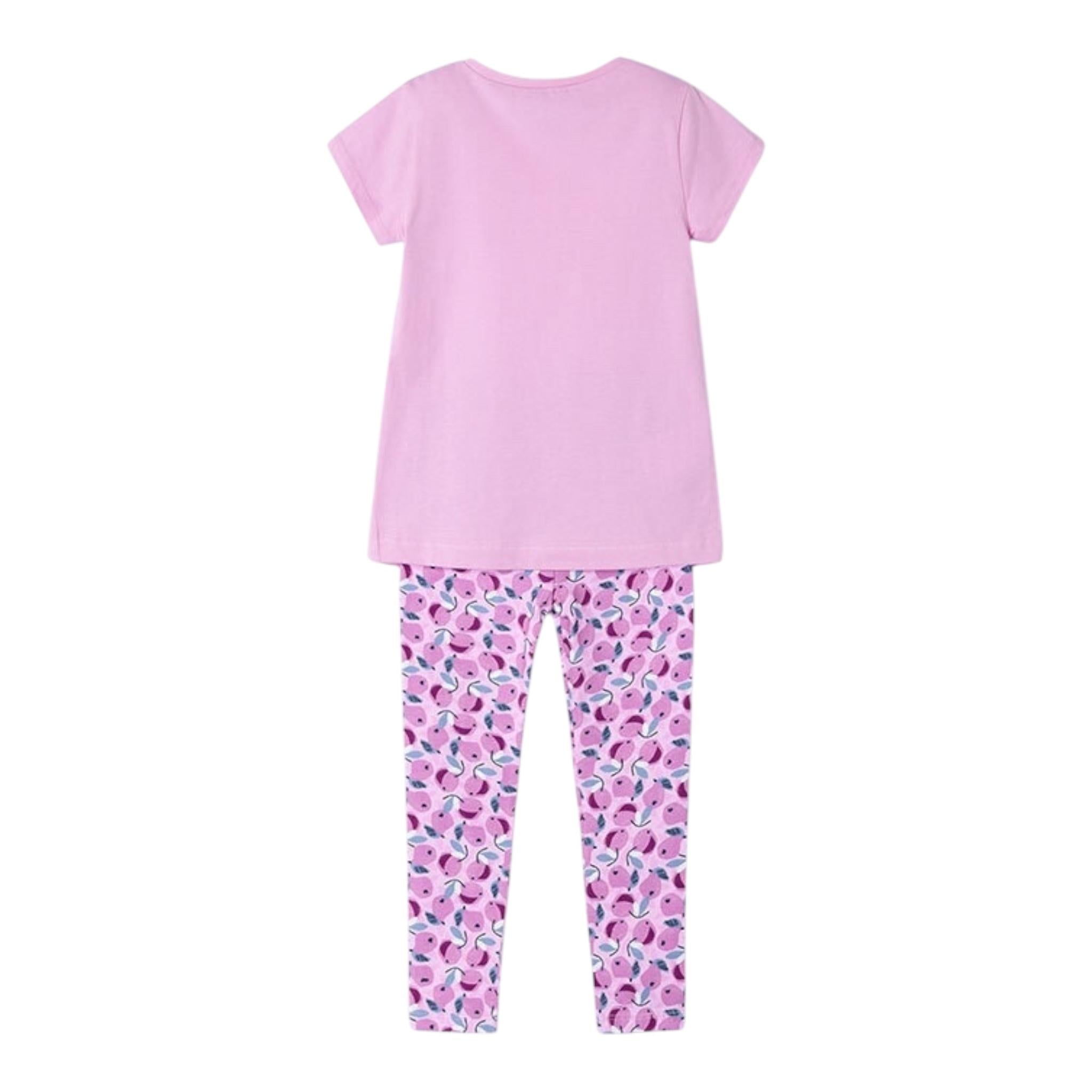 Mayoral Completo 2 Pezzi T-Shirt-Leggins per Bambina 371112 ROSA MAYORAL 
