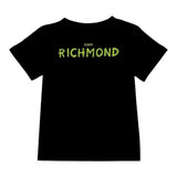 John Richmond T-Shirt Crew Neck Solid Color Logo Black for Newborns