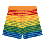 N°21 Multicolor Fantasy Print Knit Shorts For Girls