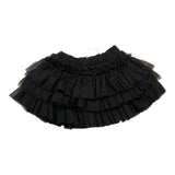 M+E' gonna tinta unita in velluto Nero per Neonata UE1034 NERO M+E' 