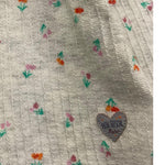 YATSI BABY shirt girocollo tinta unita con stampa Grigio per Neonata 2444600 GRIGIO YATSI BABY 