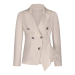 Fun & Fun Giacca Tinta Unita Doppiopetto per Bambina FNCJJK01073 BIANCO FUN & FUN 