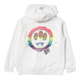 Barrow Kids Girls' Plain Front &amp; Back Print Hoodie White